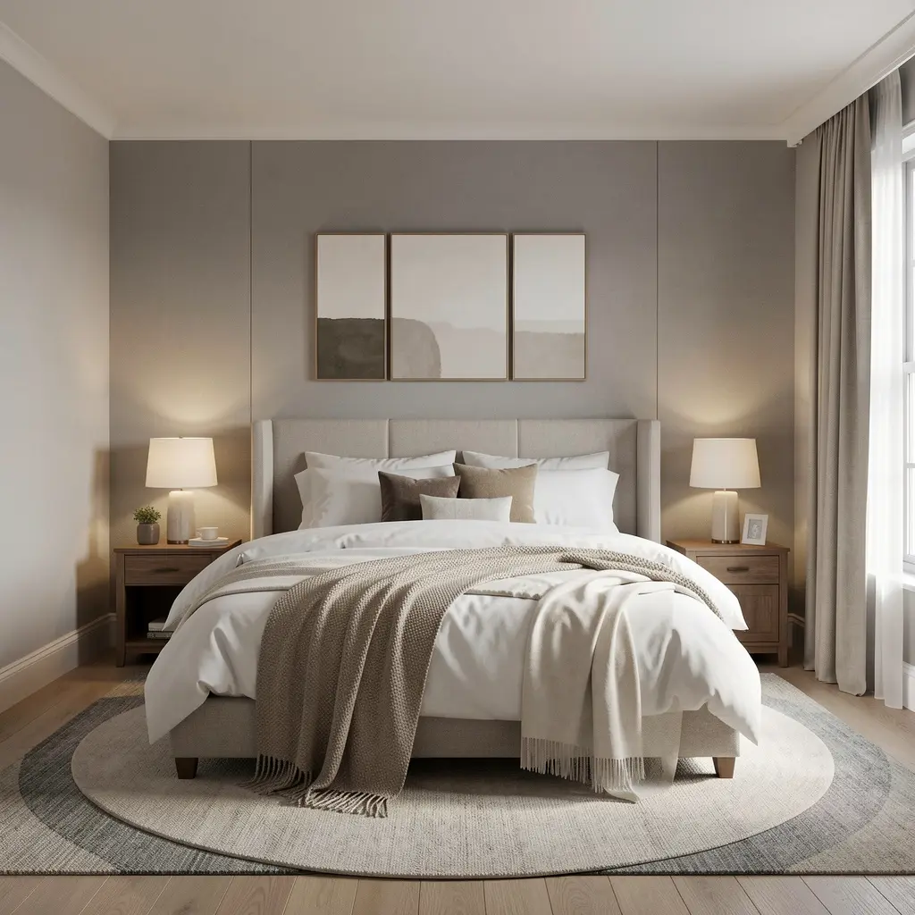 Professionally staged property interior