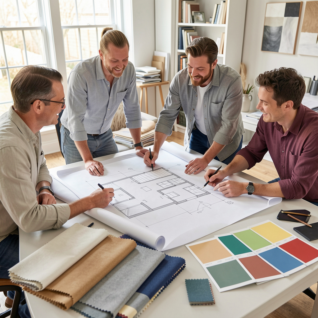 Interior design team